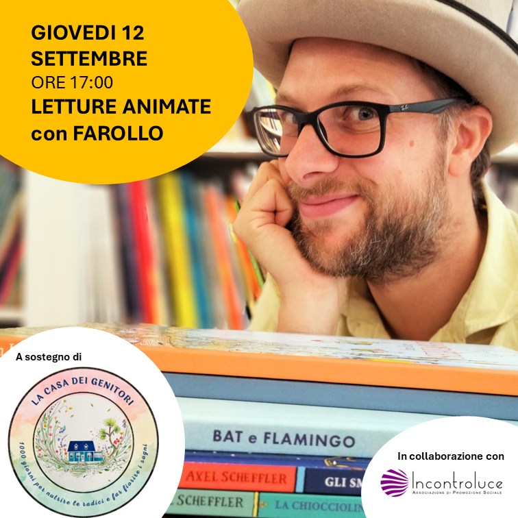 Il libraio Farollo, punto di riferimento per le famiglie fiorentine, coinvolge i bambini in una lettura animata durante un evento benefico. La sua passione per i libri e la sua capacità di narrare storie rendono ogni incontro un'esperienza unica.